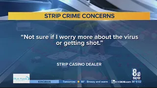 Tourists, employees talk violent incidents on the Las Vegas Strip