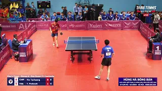 Yin Techsong (CAM) vs (THA) Padasak Tanviriyavechakul | Đồng Đội Nam | Sea Games 2023 (Vòng Bảng)