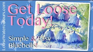 Learn To Paint Beautiful Easy Bluebells Today!