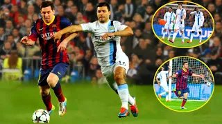 The Day Lionel Messi Destroyed Sergio Aguero & Manchester City and Showed Who is the Boss