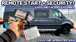 EASY Remote Start + Security (Plug & Play) 2022 Mercedes Sprinter | Full Install & Features