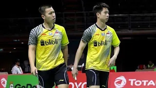 Kevin Sanjaya Sukamuljo/Marcus  Gideon VS Pramudya Kusumawardana/Yeremia Erich Yacob Rambitan..