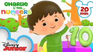 Charlie Meets the Numbers Part 4 | Kids Songs and Nursery Rhymes | @disneyjunior