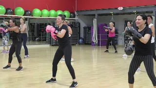 Cathe Friedrich's Boom Boom Pow Kickbox Live Workout