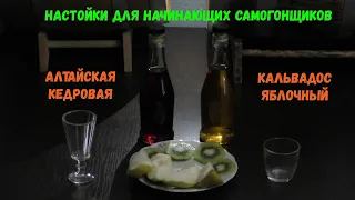 Настойки для начинающих самогонщиков! Алтайская кедровая и Яблочный кальвадос !!!