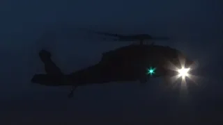 UH-60 Blackhawk Nighttime Low Approach