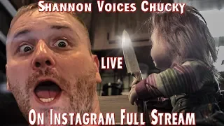 Charles (Chucky Fan Film) Shannon Morris Voicing Chucky Lines (Full Instagram Live Stream)