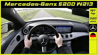 Mercedes-Benz | E200 W213 | 2021 | Onboard POV test drive