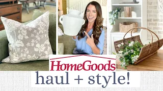 HOMEGOODS SHOP WITH ME AND HAUL | HOME DECORATING IDEAS 2023 | Jessica Giffin