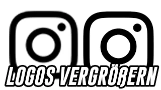 Logos vergrößern und knackescharf machen in Photoshop. Verpixelung entfernen.