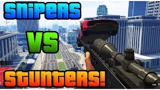 GTA 5 | SNIPERS VS STUNTERS