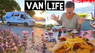 VAN LIFE TURKEY - Turkish Breakfast in Eğirdir & Mountain Drive