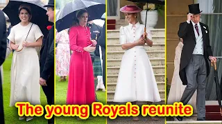 The Young Royals reunited at the Garden Party to entertain guests on behalf of the King