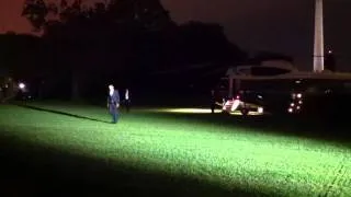 Marine One Lands on the White House Lawn - President Obama's America Forward! Tour