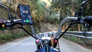 Three Wheels Electric Scooter Adult ES8009 Testing in Moutain Road 02
