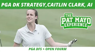 PGA DFS Strategy Talk, Projections, Golf Coverage, Caitlin Clark Deal, AI, Poker Black Friday