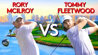 Every Shot Of Rory McIlroy vs Tommy Fleetwood | 2024 Dubai Invitational