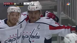 Alex Ovechkin scores goal #707 in NHL vs Penguins (2021)