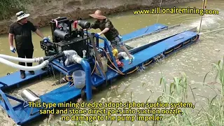 Gold Mining Dredge, now ww updated to Auto-suction, more safety.