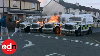 Police in Northern Ireland Attacked with 40 Petrol Bombs