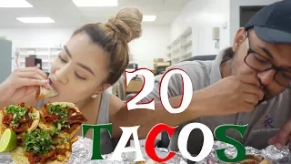 RETO DE LOS 20 TACOS//20 TACO CHALLENGE