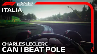 Italian GP 2022: CAN I BEAT POLE? with Charles Leclerc! | Will I beat the pole lap? #ItalianGP