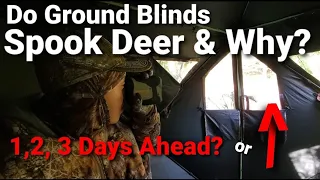 Ground Blind Hunting For Whitetail Deer