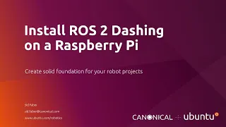 Install ROS 2 Dashing on a Raspberry Pi