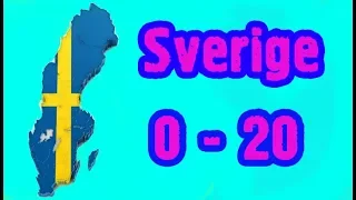 The numbers in Swedish 0-20//Siffror på svenska 0-20