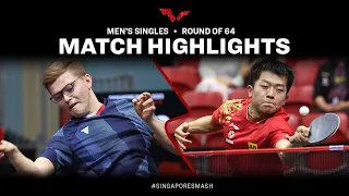Alexis Lebrun vs Yuan Licen | MS R64 | Singapore Smash 2023