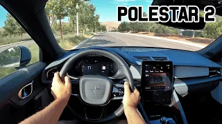 The 2021 Polestar 2 Launch Edition is More Intuitive but Pricer than the Model 3 (POV Drive Review)