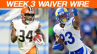 Waiver Wire Adds Week 3 Fantasy Football (2023)