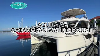 Aquila 48 Catamaran Walkthrough