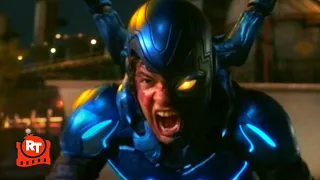 Blue Beetle (2023) - Blue Beetle vs. OMAC Awesome Fight Scene