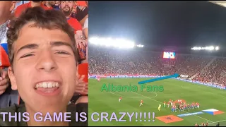 INCREDIBLE!!! CZECH REPUBLIC VS ALBANIA VLOG!!!!! *CRAZY ALBANIAN FANS*