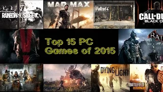 Top 15 PC Games of 2015 / Top 15 gier na PC roku 2015