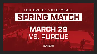 Louisville vs Purdue Volleyball | March 29, 2024 (Hamilton Southeastern High School)