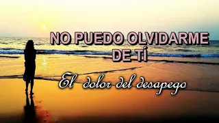 "NO PUEDO OLVIDARME DE TÍ"  🌷💙El dolor del desapego🦋🦋