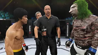 Bruce Lee vs. Old Joker - EA Sports UFC 2 - Dragon Fights 🐉