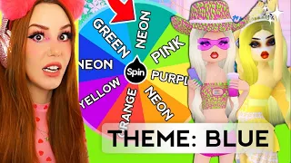 MYSTERY WHEEL Decides The RANDOM COLOR IM WEARING in DRESS TO IMPRESS ROBLOX!