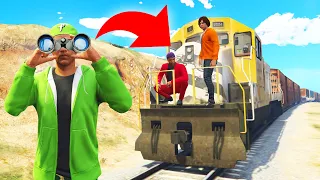 Playing HIDE And SEEK On A TRAIN! (GTA 5 Funny Moments)