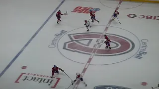 Florian Xhekaj scores in the Montreal Canadiens Red vs. White intrasquad game 9/24/23