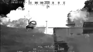 Apache Engages Taliban With Hell Fire Missile