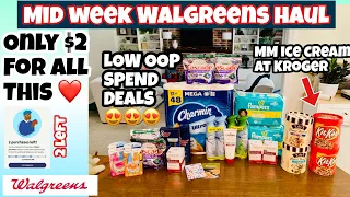 WALGREENS MID WEEK HAUL & a quick Kroger deal/ So much saving & fun 😍/ Learn Walgreens Couponing