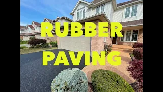 RecycledRubber Driveway Installation - Rubber Paving