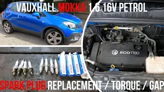 2015 Vauxhall Mokka 1.6 16V Petrol - Spark Plug Replacement