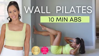 Wall Pilates Abs Workout | 28 Day Pilates Challenges- Days 5 & 17