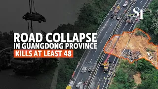 Road collapse in southern China kills at least 48