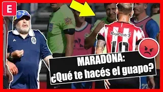 EL FUERTE CRUCE entre MARADONA y la GATA FERNANDEZ| LIGA ARGENTINA-ESTUDIANTES GIMNASIA 2019