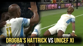 Didier Drogba's hat-trick (Olympique Marseille Legends 7-4 Team UNICEF)